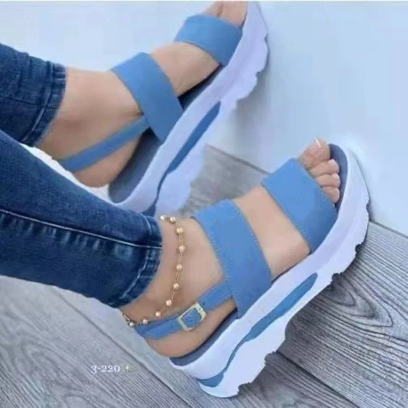 Women Outdoor Sandals Casual Plus Size Wedge Shoes