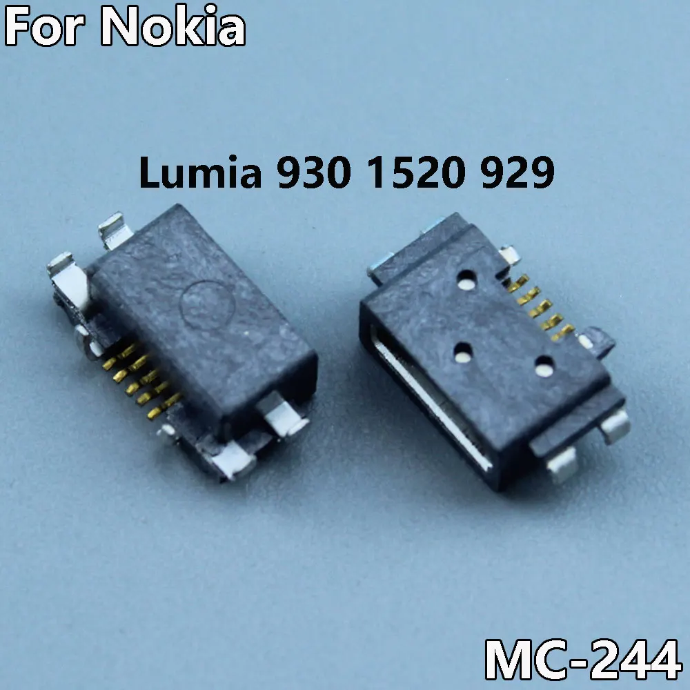 1 Pz Micro Usb Porta Di Ricarica Presa Connettore Tipo C Usb Jack Plug Per Nokia Lumia 929 930 1520 End Plug