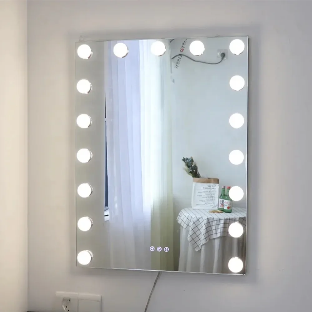 Hollywood Mirror with Lights Dressing Table Full 4/8/14 Dimmable Bulbs Led Lighted Table Vanity