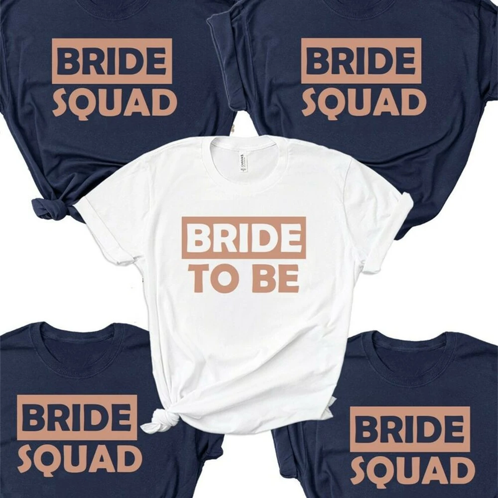 

Bride To Be Bridesmaid Brides Squad Do Wife Tribe Tee Party T Shirts