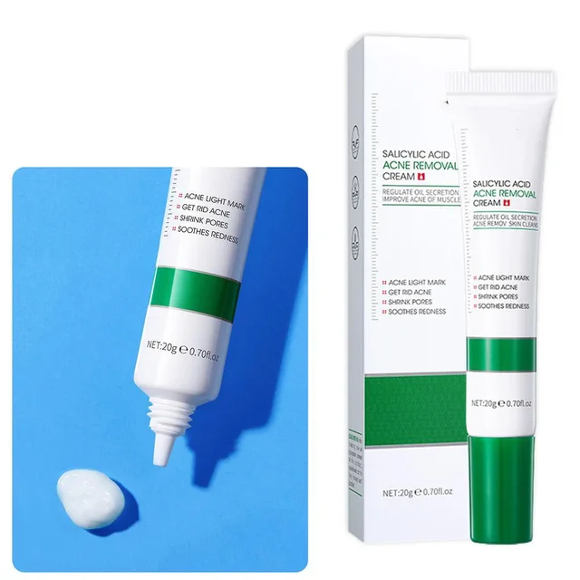 20g Salicylic Acid Shrink Pore Cream Elimination Large Pores Remove Blackehead Face Smooth Repairing Skin Care Product 4
