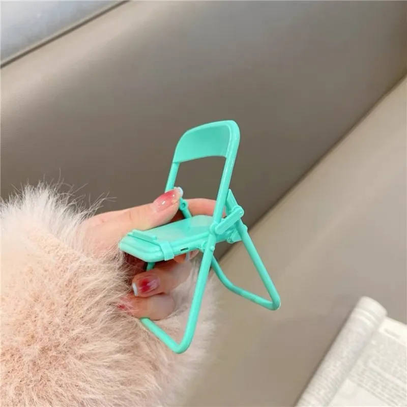 car dashboard phone holder Universal Cute Chair Macarone Phone Holder Adjustable Foldable Phone Support Sweet Lazy Bracket For IPhone 13 Desk Mount Stand car vent phone holder