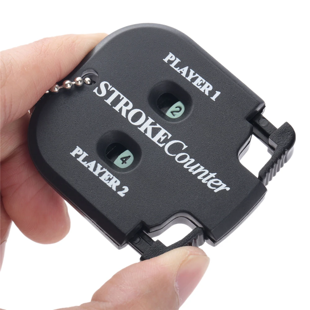 Compact Two-Digit Golf Score Counter with Keychain – Convenient Golf Accessory for Training and Practice