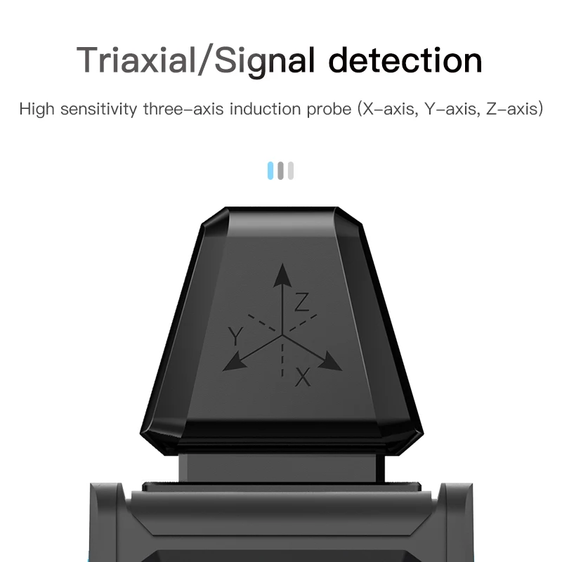 3-In-1 Color Screen EMF Meter 30Mhz~8GHz High Frequency Radiometer Electromagnetic Field RF Radiation Detector Max/Avg Test