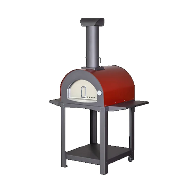 High quality mobile commercial wood fired pizza oven for outdoor