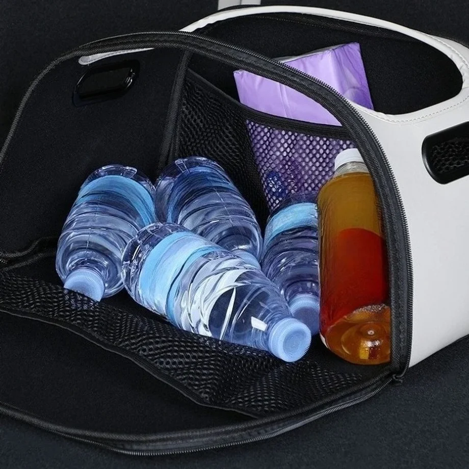 Organizer per bagagliaio auto con tasca integrata per camion, SUV, camper, berlina, universale, grande capacità, portaoggetti per interni auto - immagine 5