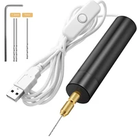 Mini Electric USB Drill Portable Handheld Drill Engraving Pen Rotary Tool Kit Jewelry Tool Carving DIY Tool 2