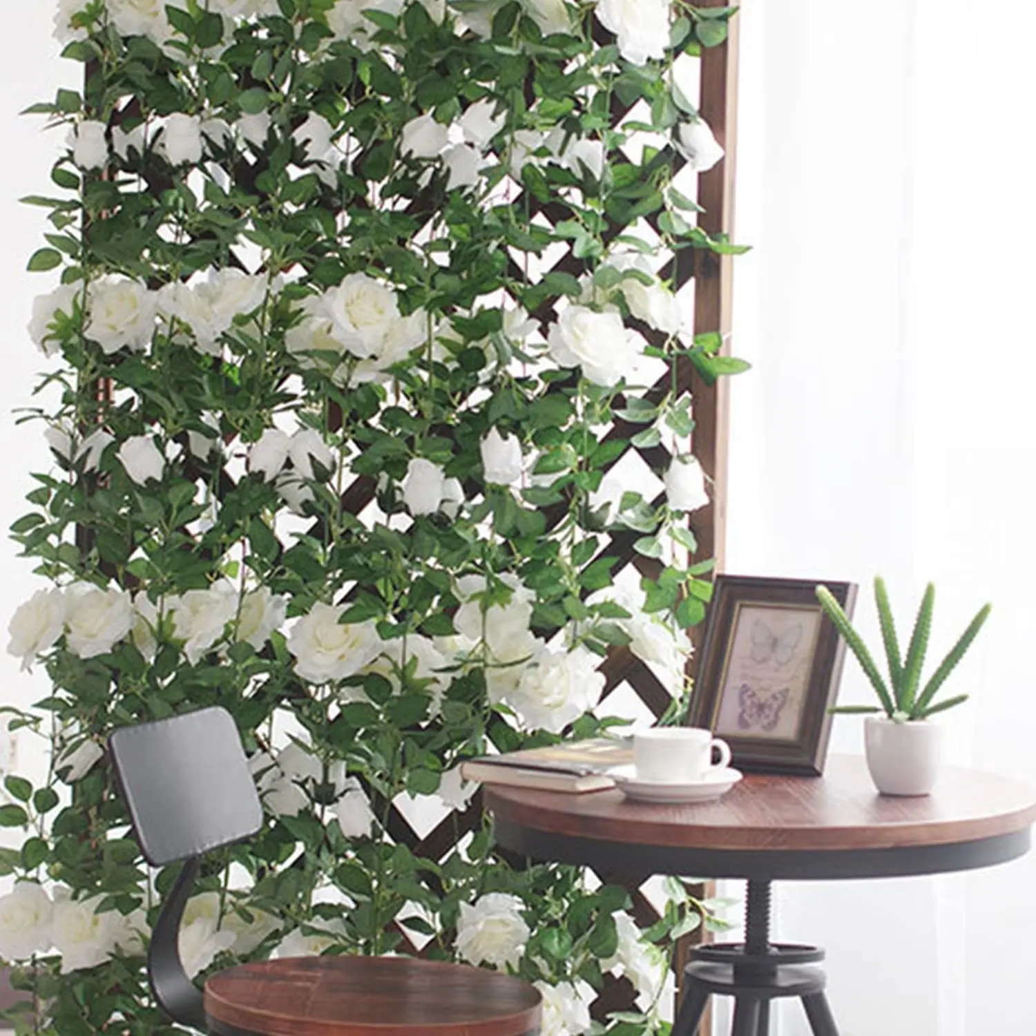 

3 шт. искусственные розы, искусственные розы, шелковые цветы, гирлянда, подвесные искусственные цветы, розовые лозы, подвесные розы, Цветочные лозы для