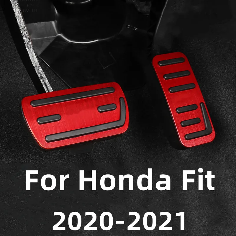 

Car Styling Accelerator Non-Slip Foot Pedal For Honda Fit Jazz 2020 2021 To Rest Brake Pad Cover Internal Protection Accessories