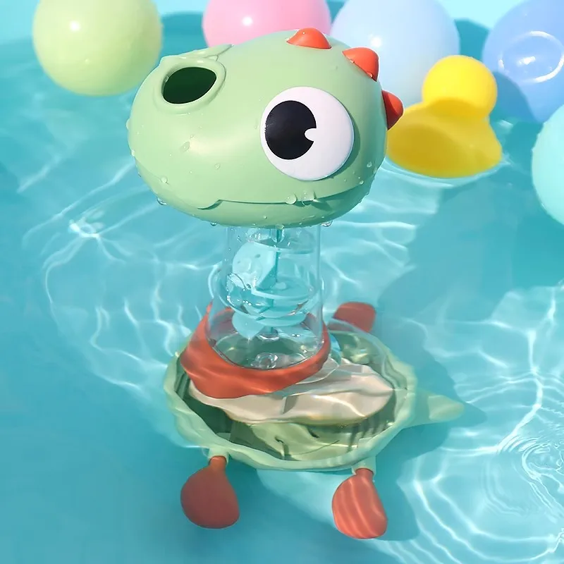 Bath Bathtub Toys for Baby Rotatable Waterwheel Children Bathroom Water Play Games Fun Bath Toys for Kids Toddlers 1 2 3 4 Years 3