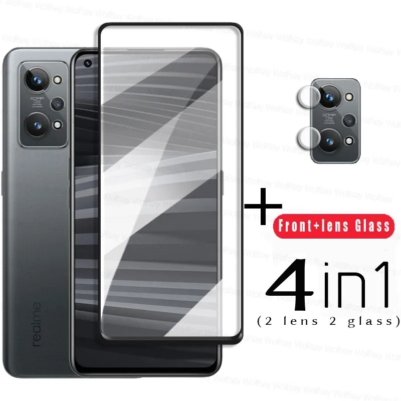 

For Realme GT2 Tempered Glass Full Cover Screen Protector For Realme GT 2 Glass For Realme GT2 8i 8 Pro C25S C21Y C11 Lens Film