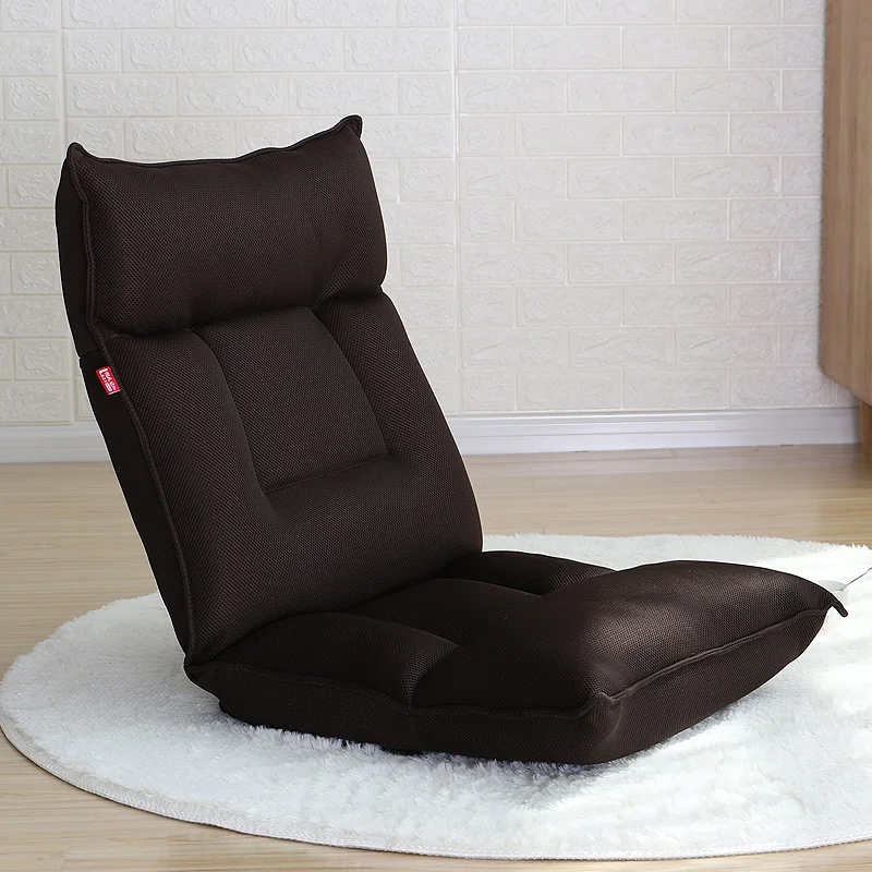 Floor Chair Folding Adjustable Gaming Couch with Backrest Lazy Lounge Sofa Bed Home Lunch Break Home Living Room Furniture Chair