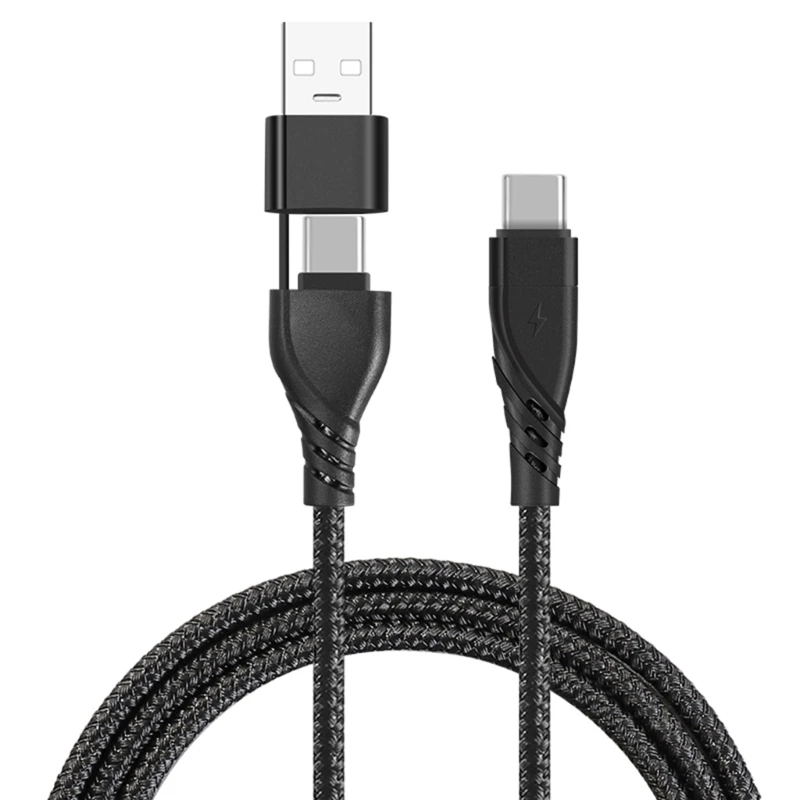 

USB Type Cable 4ft New Nylon USB to USB QC3.0 Cable 65W USB Fast