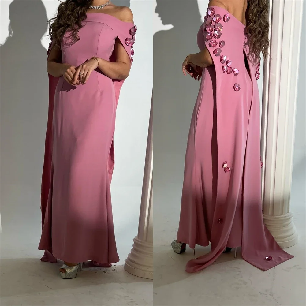 

Prom Dress جديد في فساتين Off The Shoulder Sweep Train Women Party Dresses Formal Occasion Evening Gown Mecca سهره نسائيه فخمة