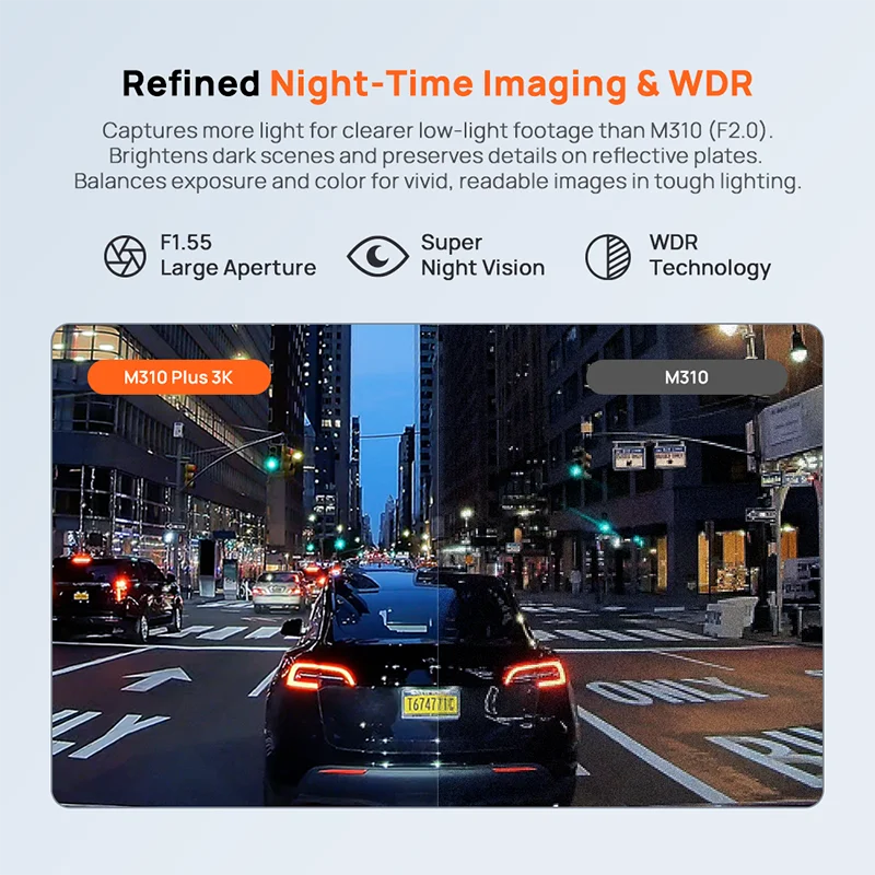 كاميرا سيارة 70mai M310 Plus-2K | داش كام بدقة 2K...