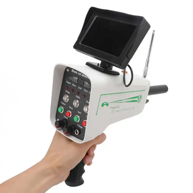 Metal Detector 1000m Range Underground Metal Detection Finder Display for Gold Treasures 100‑240V