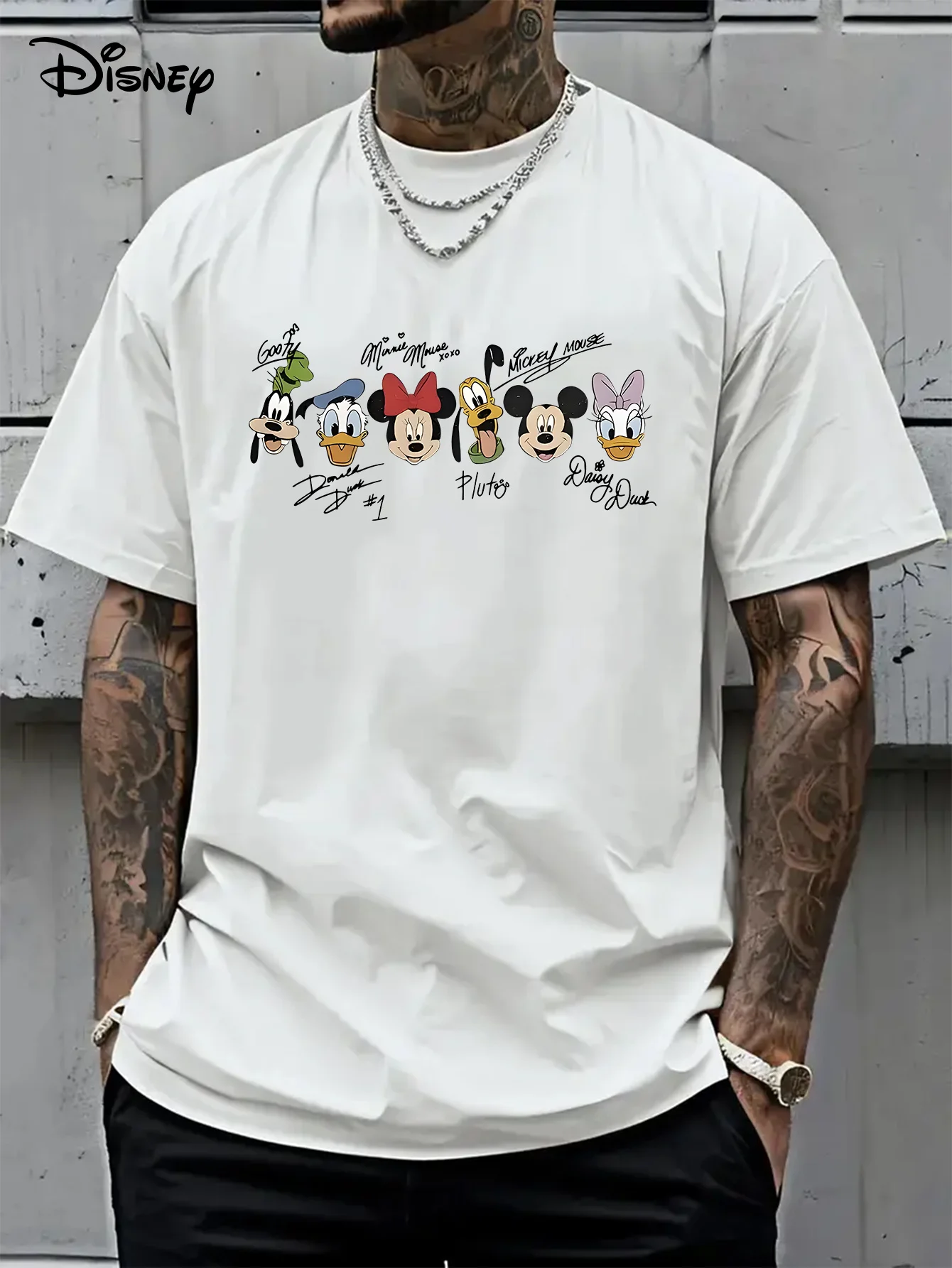 T-shirt Disney Personnages Célèbres Collection Originale