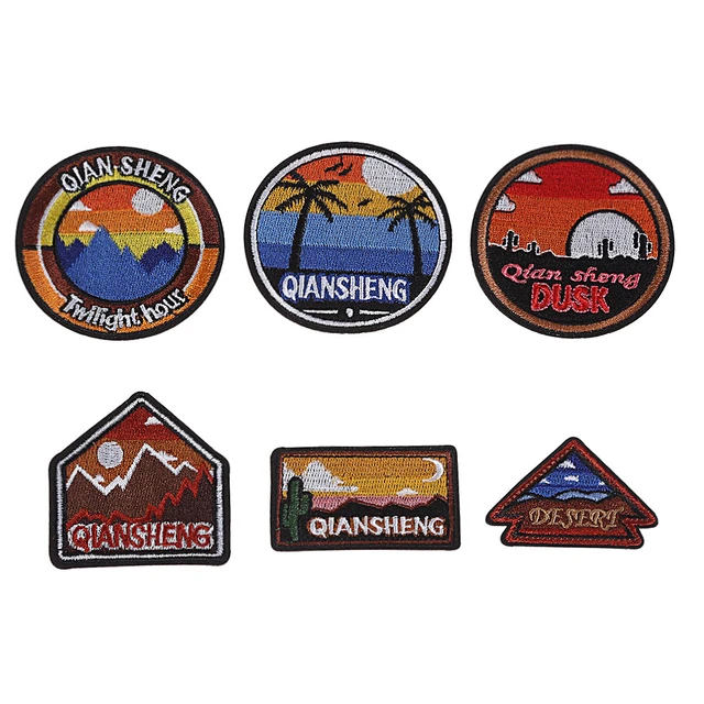 Hot Iron On Patches Scenic Travel Outdoor Collection Commemorative  embroidery DIY decorated clothes shoes hats patch badges - AliExpress