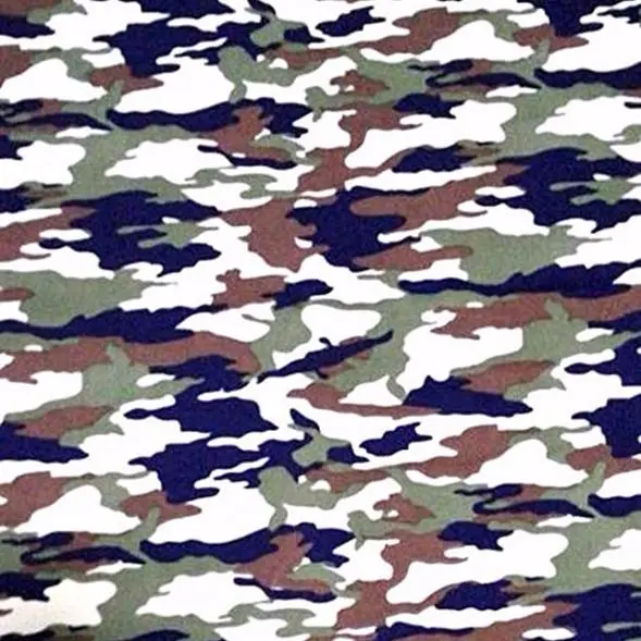 Knitted High-elastic Camouflage Fabric Polyester By The Meter for T-shirt Dresses Pants Sewing Smooth Textile Skin-friendly Soft