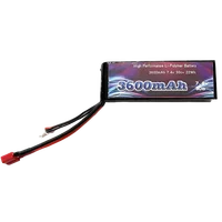 WLtoys Battery for 124010 104016 104018 104019 High Capacity Battery 2S 3600mAh 1