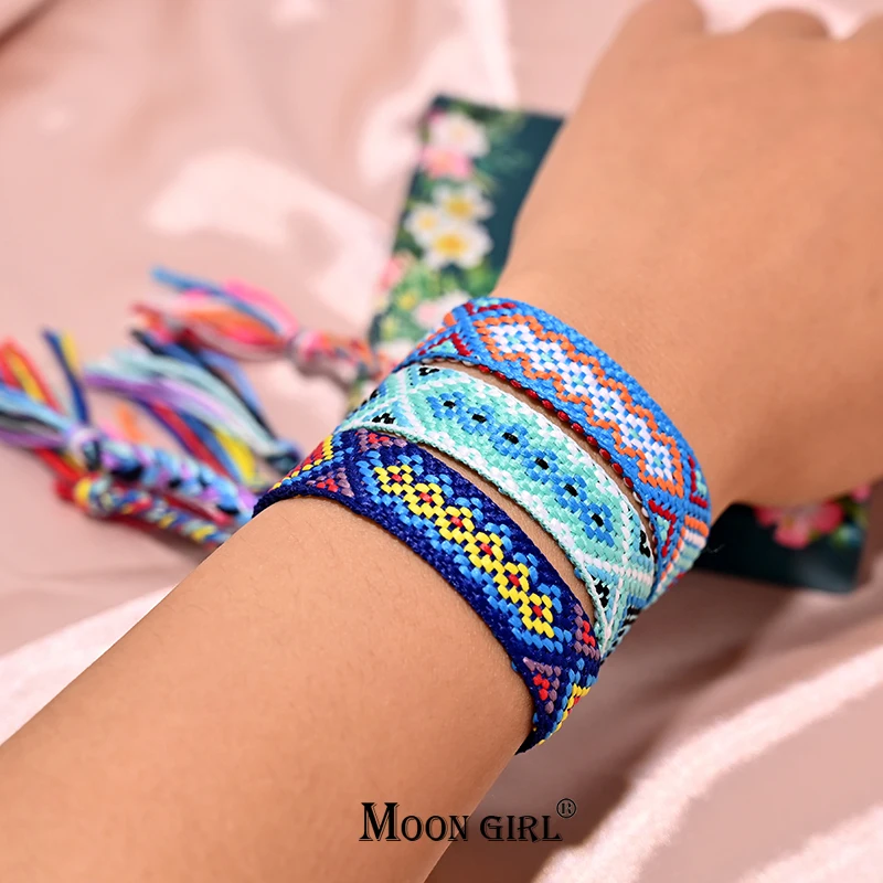 12 Braccialetti Dell'amicizia Intrecciati Colorati – Stile Bohémien, Regolabili, Impermeabili, Per Donna E Ragazza, Spiaggia E Surf