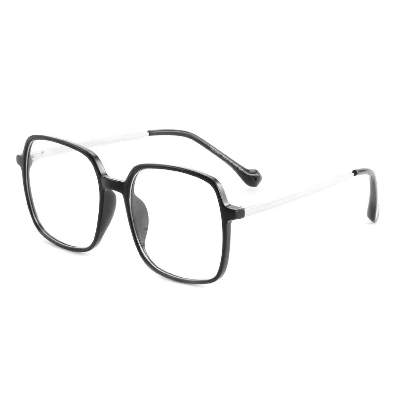 

58mm Myopia Glasses Women Big Round TR Myopic Eyeglasses Prescription Men Radiation Protection Computer Optical Glasses 2003