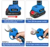 30mm Cordless Electric Scissors Electric Pruning Shears 2 Gears With LED Display Fruit Tree Garden Tool For Makita 18V Battery 5