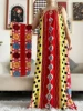 Robe d'été en fibre de coton avec écharpes pour femmes, sous-robe, Abaya Dashiki, Maxi Lady Robe, Kaftan, Robe éducative, 2024