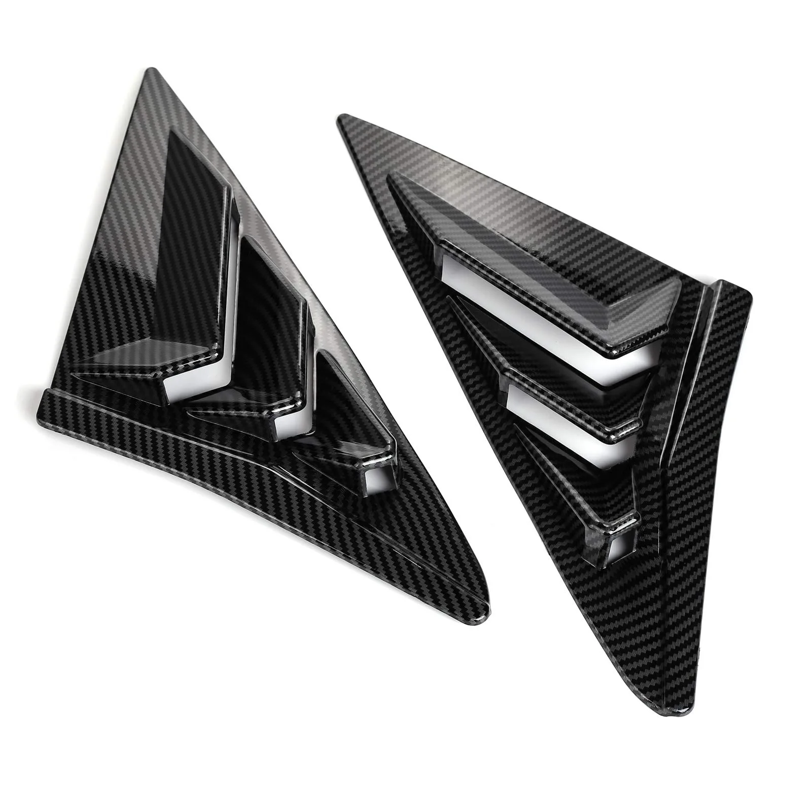 Zyutaosan Side Air Vent Window Louver Cover Glossy Black Red Abs Cover For Honda Civic 2016 2021 10th Hatchback Type R - View #12