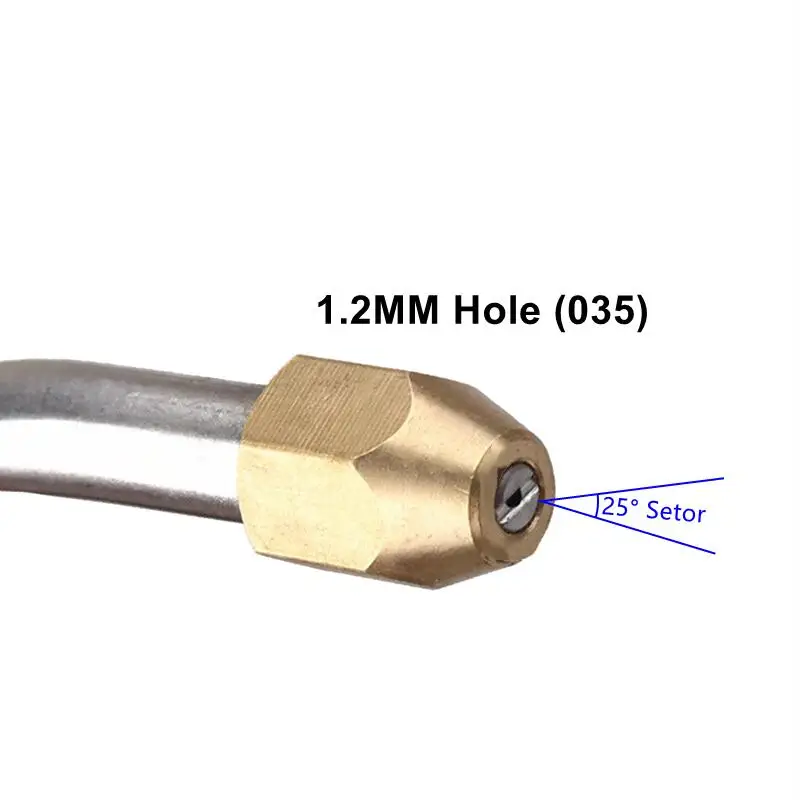 High Pressure Wash Water Gun Extension Spray Wand Lance 30&deg;/90&deg;/U Shape Multi-Angled 1/4" Quick Connect