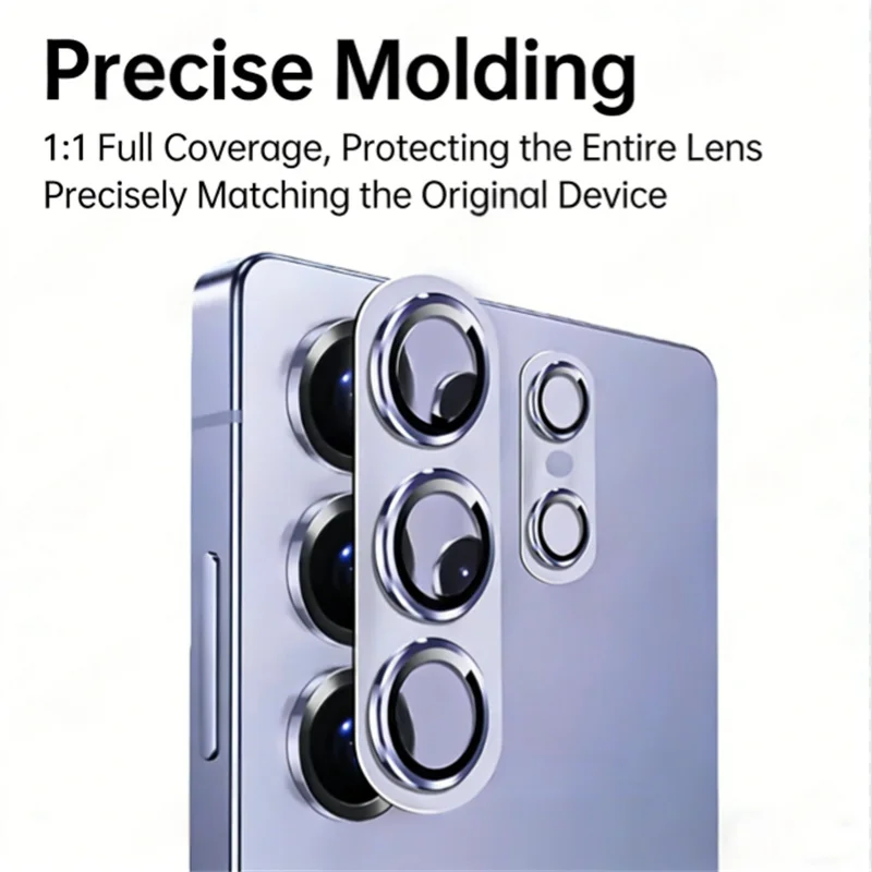 8K HD Full Cover Matte Camera Protector with Metal Frame - Premium Glass Accessory