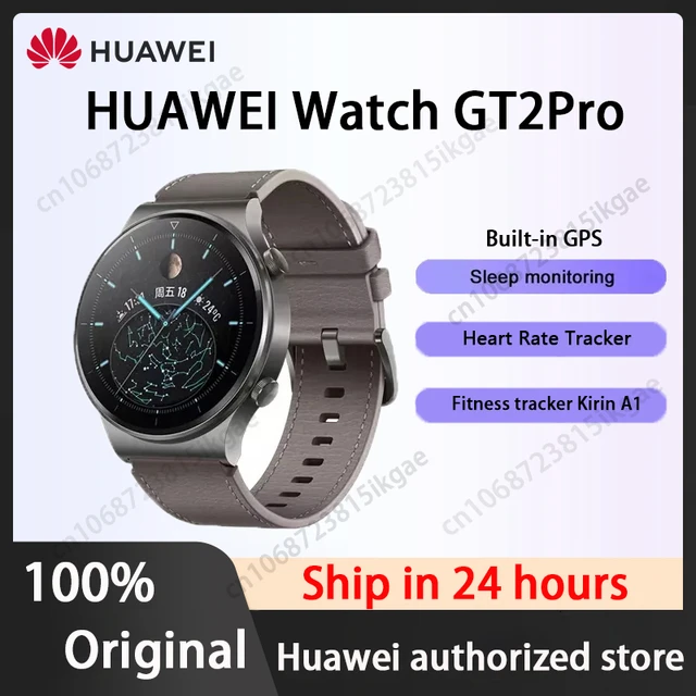 Huawei-reloj inteligente GT 2 Pro para hombre, dispositivo con control del  ritmo cardíaco y del sueño, GPS, Kirin A1, GT2 - AliExpress