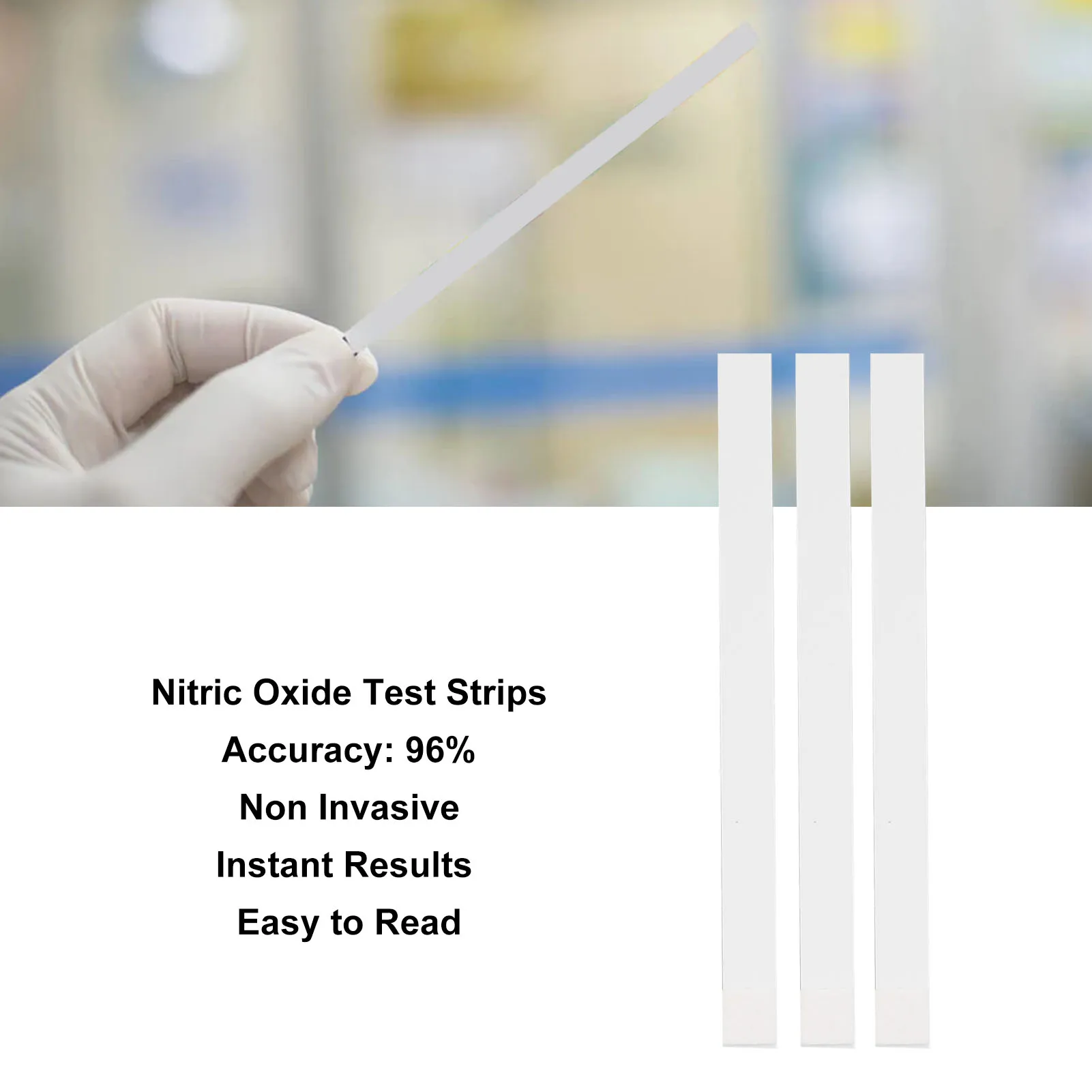 Nitric Oxide Indicator Strips Instant Results 25 Strips Professional Highly Accurate Body Nitric Oxide Test Strips for Daily 4