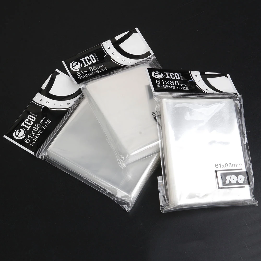 

61x88mm Opp Transparent Antimagnetic Waterproof Card Sleeve Outdoor Game Card Suitable for small cards such as Game King