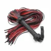 For Horse Training Whip Leather-covered Handle with Wrist Strap 3