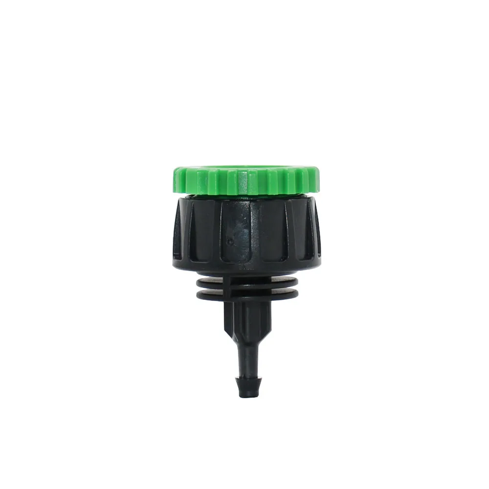 Outdoor Misting Cooling System Brass Mist Nozzle 8mm Hose Tee With Lock Nut Connector Garden Irrigation Adjustable Sprinkler 4