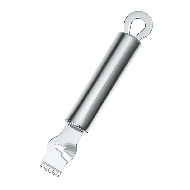 Stainless Steel Lemon Grater with Channel Knife and Hanging Loop Kitchen Gadgets Orange Citrus Fruit Grater Peeling Knife