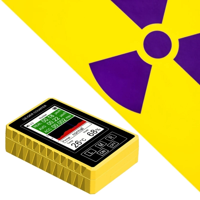 

Nuclear Radiation Detectors Geigers Counter Temperature Humidity Electromagnetic Drop Shipping