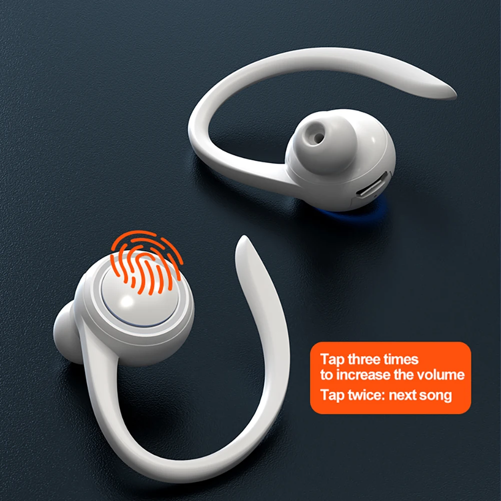 T10 Wireless Headset Noise Canceling Waterproof Earphones LED Lighting Stereo HIFI Single Headphone For Phones Laptop Tablet
