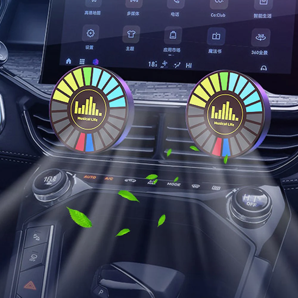 รูปสินค้า ไฟ LED RGB ปรับแสงตามเสียง ตกแต่งรถ/บ้าน 3D น่ารัก