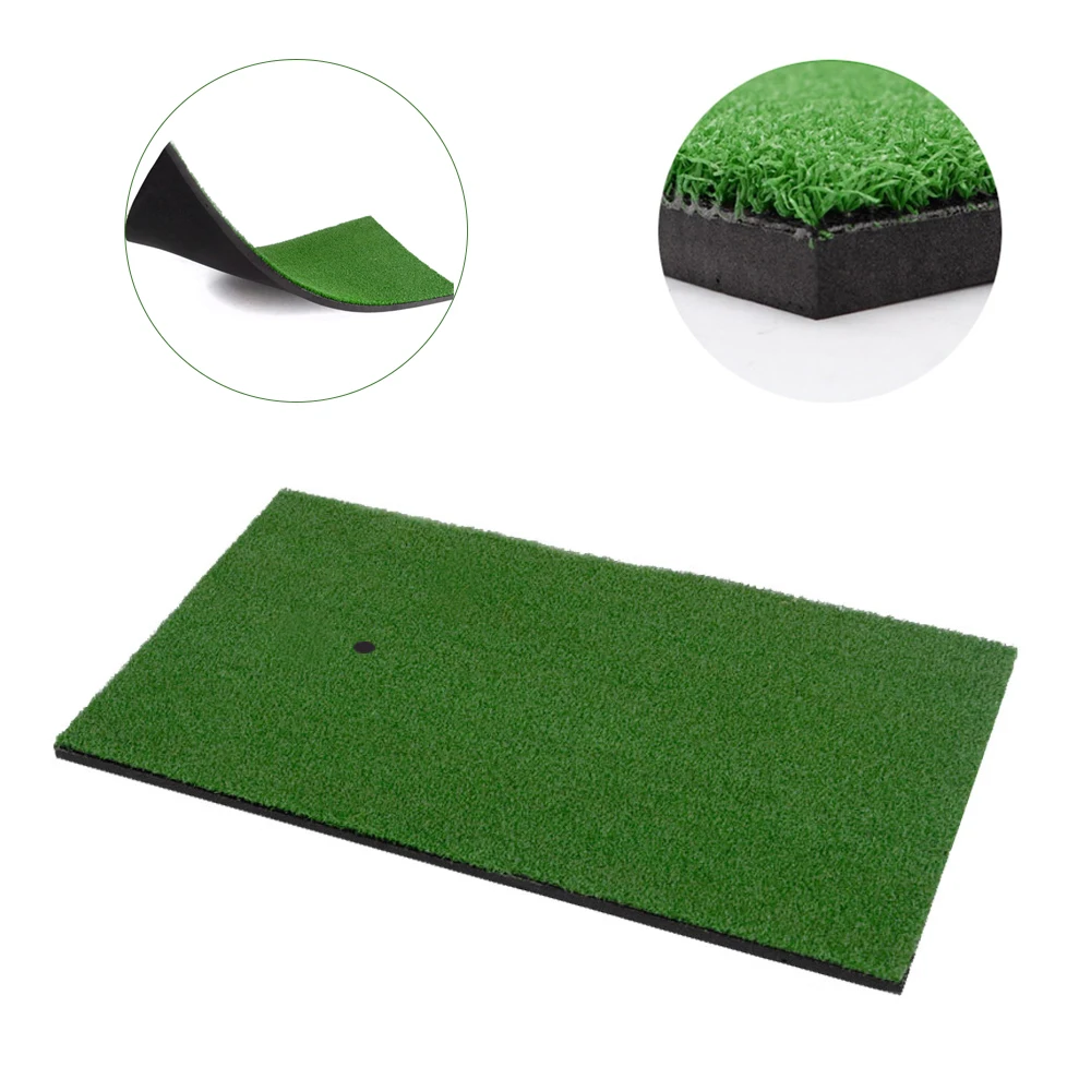 

1Pcs Golf Practice 60x30cm Mat Indoor Mat Backyard Training Hitting Pad Realistic Durable Golf Mat Golf Training Aids