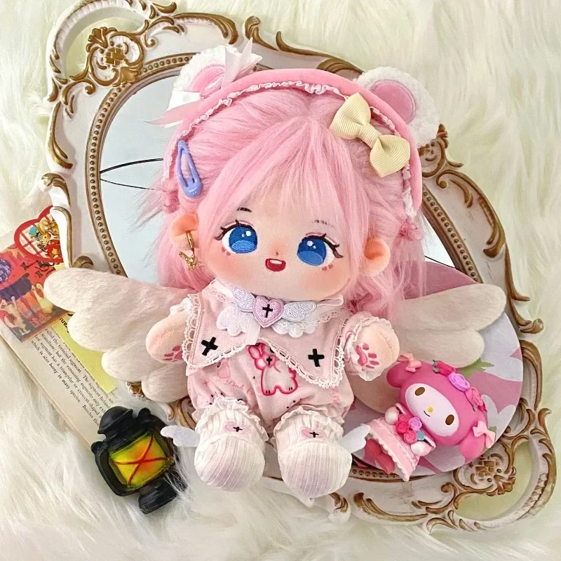 Cotton Doll 20CM Baby Adopts Cute Doll Accessories with Small Wings, Take Photos, Decorate Props 2