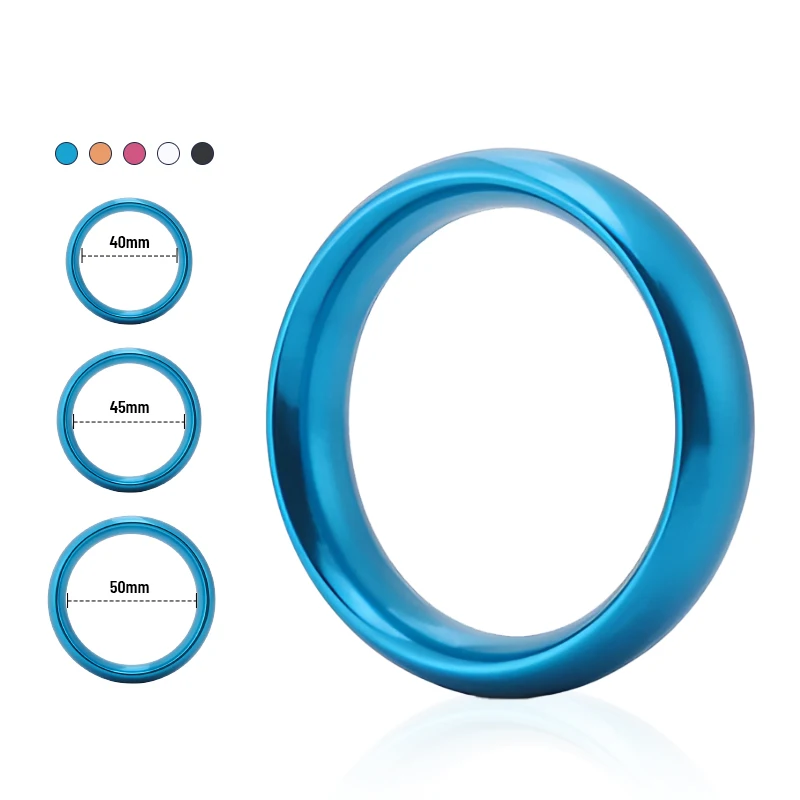 Penis Ring Men's Metal Penis Scrotal Restraints SM Adult Male Cock Ring Circumcision Blocker Ejaculation Delay Sextoys Training Supplies