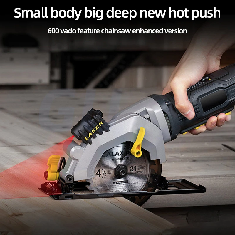 Mini Electric Circular Saw Circular Saw Household Small Laser Handheld Woodworking Small Cutting Machine Electric Tool