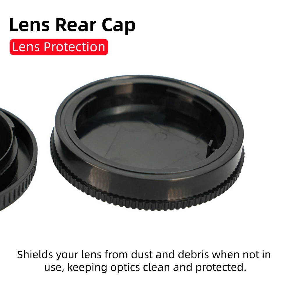 Camera Body and Rear Lens Dust Proof Cap Protector - DSLR Accessories