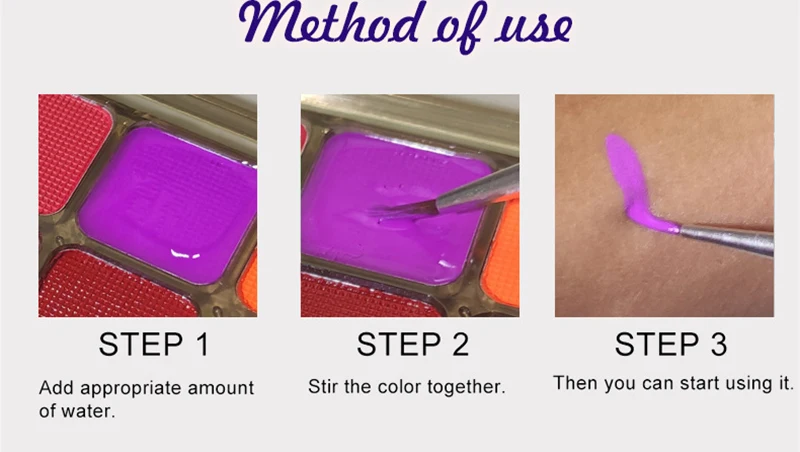 Non-Toxic Face Paint Palette - Safe Halloween Makeup Set for Kids