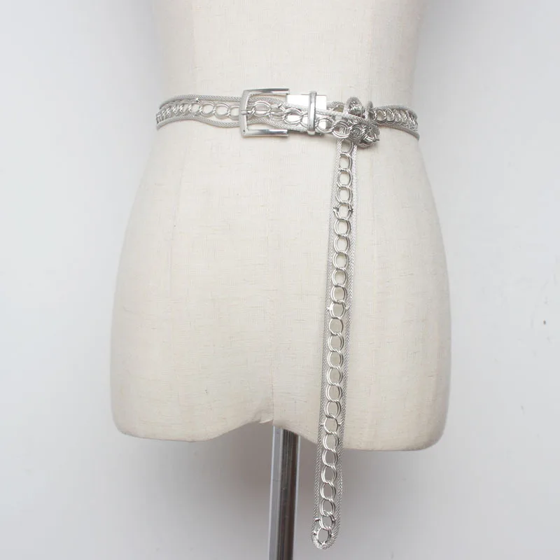 

European and American style fashion versatile chain waist chain
