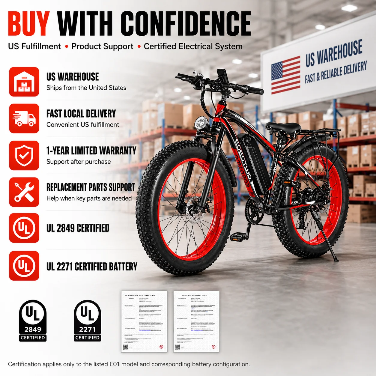 1000W Fat Tire Electric Bike 8