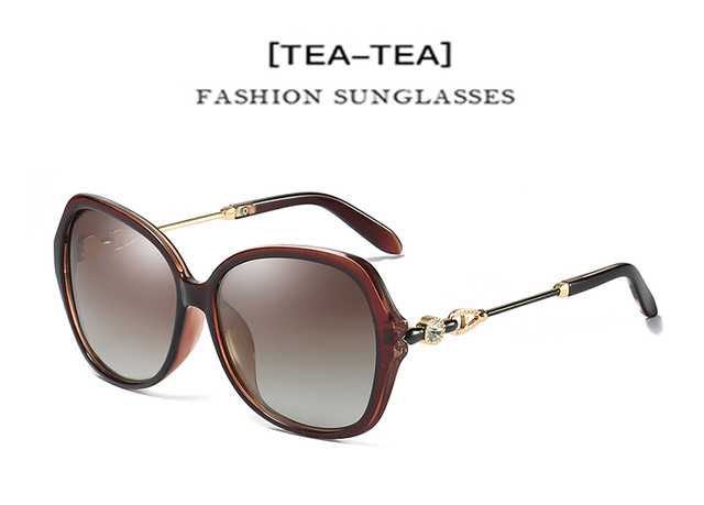 Fashion Polarized Sunglasses Womens Sunglasses Color Film Lens Accessories Sun Glasses Anti-UV400