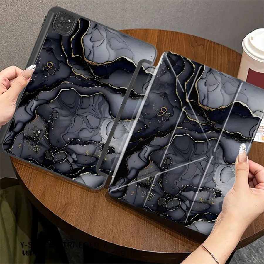 Marble Tablet Case with Holder - Universal Fit
